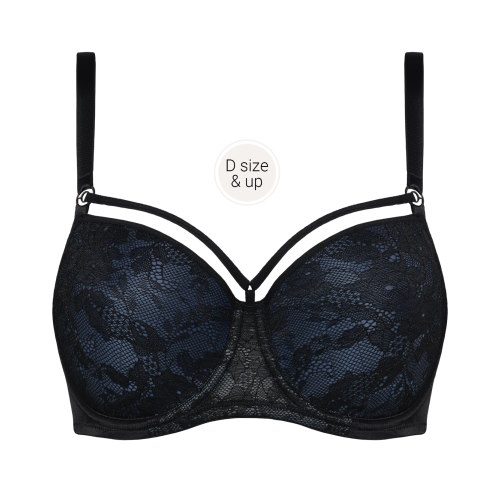 Marlies Dekkers Space Odyssey schwarz/blau vorgeformter bh Marlies Dekkers Space Odyssey schwarz/blau vorgeformter bh