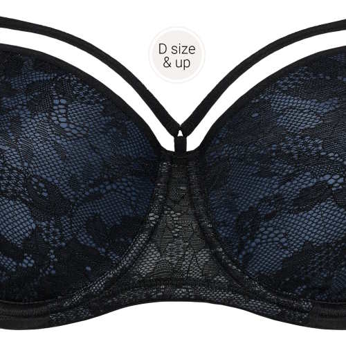 Marlies Dekkers Space Odyssey schwarz/blau vorgeformter bh Marlies Dekkers Space Odyssey schwarz/blau vorgeformter bh
