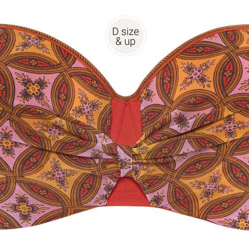 Marlies Dekkers Florana orange/print vorgeformter bh Marlies Dekkers Florana orange/print vorgeformter bh