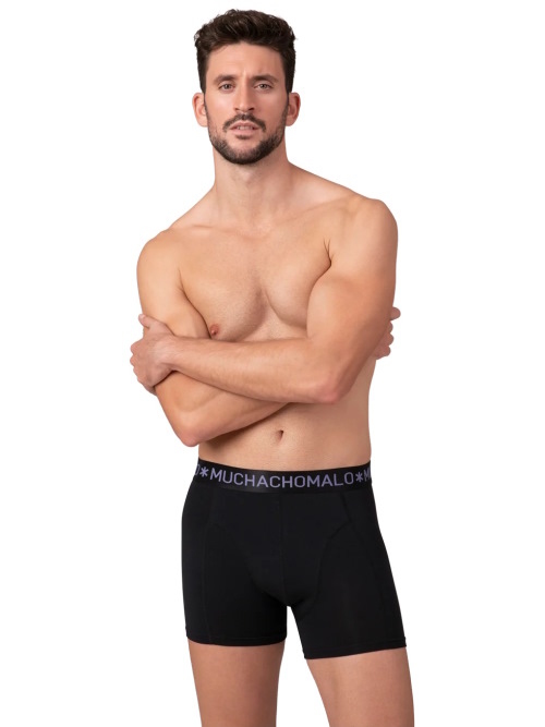 Muchachomalo JustFlowers schwarz/print modal boxershort Muchachomalo JustFlowers schwarz/print modal boxershort