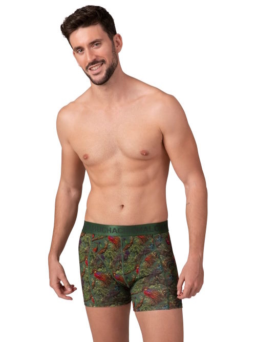 Muchachomalo BirdTree grün/print modal boxershort Muchachomalo BirdTree grün/print modal boxershort