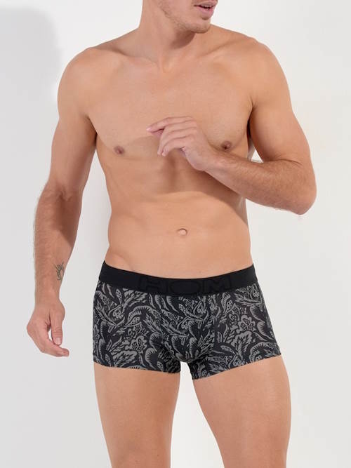 HOM Himeros schwarz/print sport trunk HOM Himeros schwarz/print sport trunk
