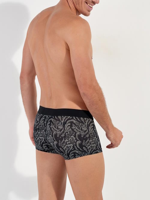 HOM Himeros schwarz/print sport trunk HOM Himeros schwarz/print sport trunk