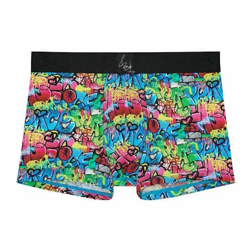 HOM Graffiti Wall mehrfarbig sport trunk HOM Graffiti Wall mehrfarbig sport trunk