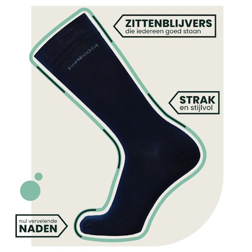 Bamboosa Jason navy-blau socks Bamboosa Jason navy-blau socks