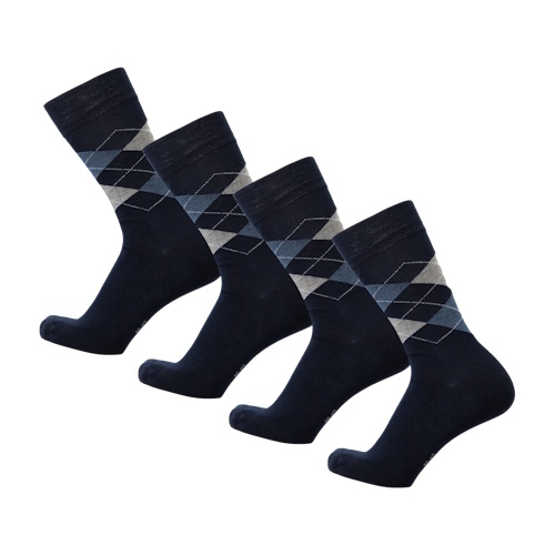 Bamboosa Steve navy-blau/print socks Bamboosa Steve navy-blau/print socks