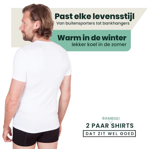 Bamboosa Austin weiß shirt Bamboosa Austin weiß shirt