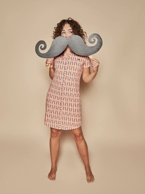 Charlie Choe Circus cremefarbig nachtkleid Charlie Choe Circus cremefarbig nachtkleid