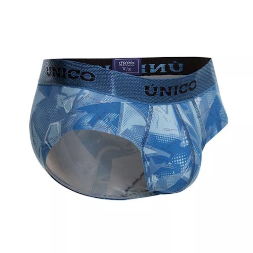 Mundo Unico Escantillon blau/print männer slip Mundo Unico Escantillon blau/print männer slip