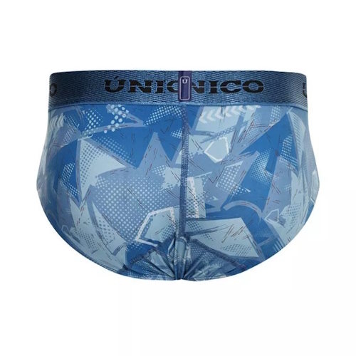 Mundo Unico Escantillon blau/print männer slip Mundo Unico Escantillon blau/print männer slip