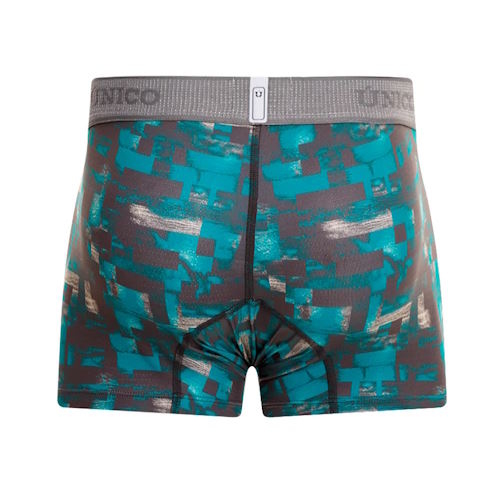 Mundo Unico Escaque türkis/print sport trunk Mundo Unico Escaque türkis/print sport trunk