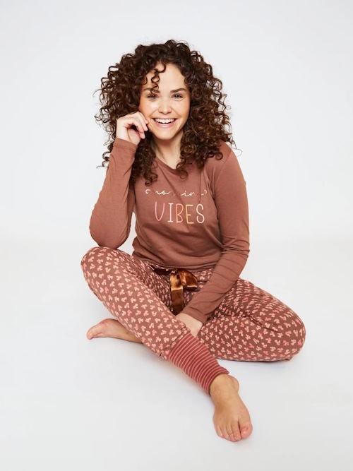 Charlie Choe Flower Power braun schlafshirt Charlie Choe Flower Power braun schlafshirt