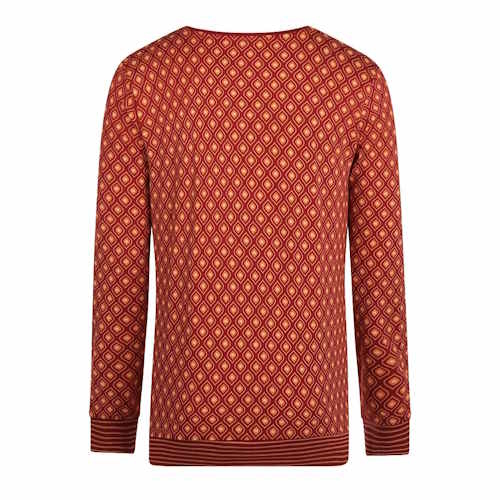 Charlie Choe Flower Power rot/print schlafshirt Charlie Choe Flower Power rot/print schlafshirt