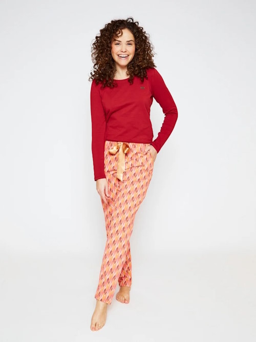 Charlie Choe Flower Power rot schlafshirt Charlie Choe Flower Power rot schlafshirt