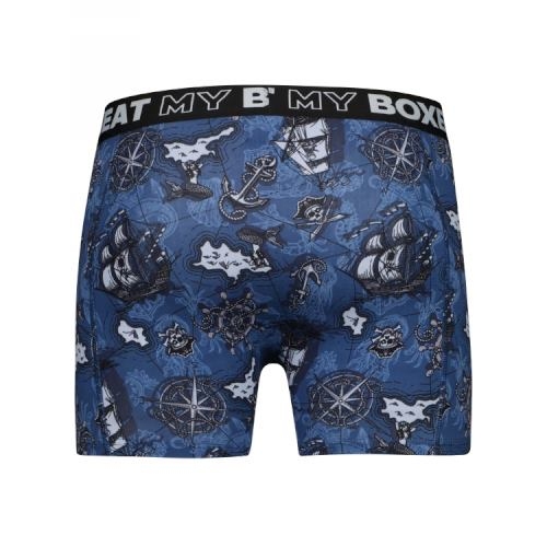 Schlag meinen Boxer Pirates blau/print boxershort Schlag meinen Boxer Pirates blau/print boxershort