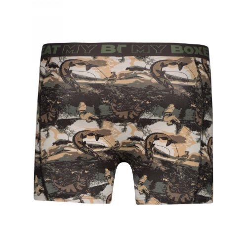 Schlag meinen Boxer No Kill Fishing braun/print boxershort Schlag meinen Boxer No Kill Fishing braun/print boxershort