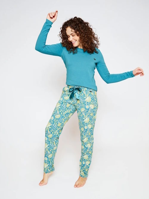 Charlie Choe Funky Nights aqua schlafshirt Charlie Choe Funky Nights aqua schlafshirt