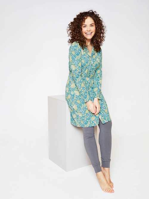 Charlie Choe Funky Nights grün/print nachtkleid Charlie Choe Funky Nights grün/print nachtkleid