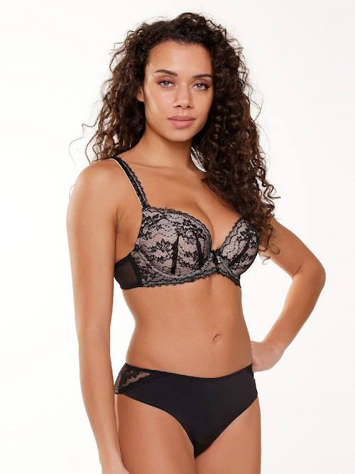 LingaDore Depths of black lingerie schwarz push up bh LingaDore Depths of black lingerie schwarz push up bh
