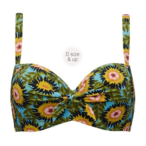 Marlies Dekkers Bademode Bellini grün/print gemoldefer bikini bh Marlies Dekkers Bademode Bellini grün/print gemoldefer bikini bh