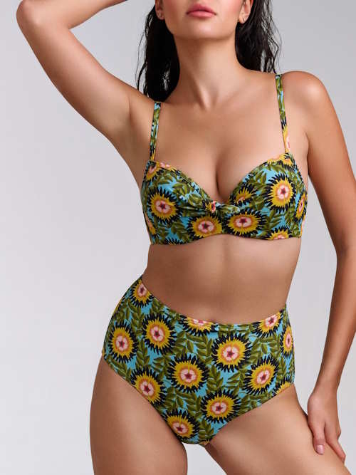 Marlies Dekkers Bademode Bellini grün/print push up bikini bh Marlies Dekkers Bademode Bellini grün/print push up bikini bh