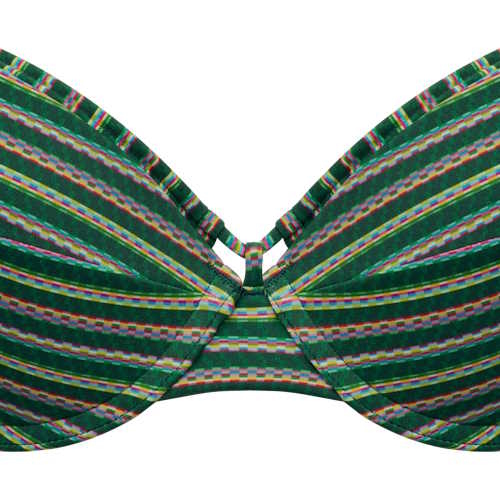 Marlies Dekkers Bademode Holi Vintage grün/print push up bikini bh Marlies Dekkers Bademode Holi Vintage grün/print push up bikini bh