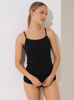 Lisca Kaia Schwarz Spaghetti Top Lisca Kaia Schwarz Spaghetti Top