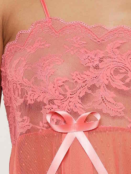 LingaDore Nacht Spiced Coral spiced coral slipdress LingaDore Nacht Spiced Coral spiced coral slipdress