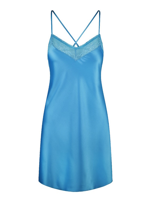 LingaDore Nacht Bonny Blue blau slipdress LingaDore Nacht Bonny Blue blau slipdress