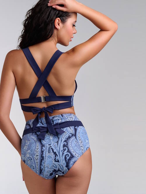 Marlies Dekkers Bademode Cache Coeur blau/print gemoldefer bikini bh Marlies Dekkers Bademode Cache Coeur blau/print gemoldefer bikini bh