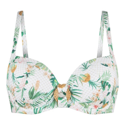 LingaDore Strand Tropical Botanic weiß/print gemoldefer bikini bh LingaDore Strand Tropical Botanic weiß/print gemoldefer bikini bh