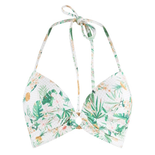 LingaDore Strand Tropical Botanic weiß/print gemoldefer bikini bh LingaDore Strand Tropical Botanic weiß/print gemoldefer bikini bh