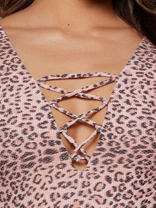 LingaDore Strand  Pink Leopard pink/print badeanzüge LingaDore Strand  Pink Leopard pink/print badeanzüge