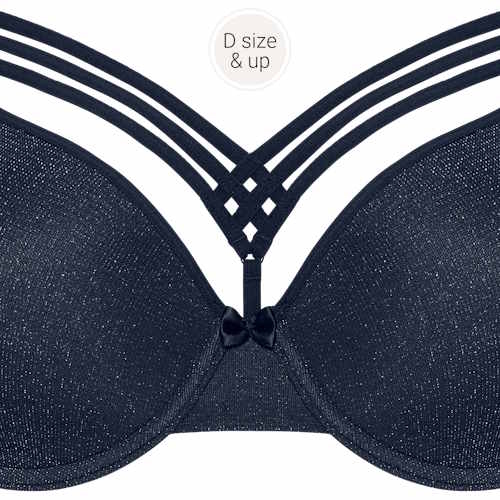 Marlies Dekkers Dame de Paris navy-blau vorgeformter bh Marlies Dekkers Dame de Paris navy-blau vorgeformter bh