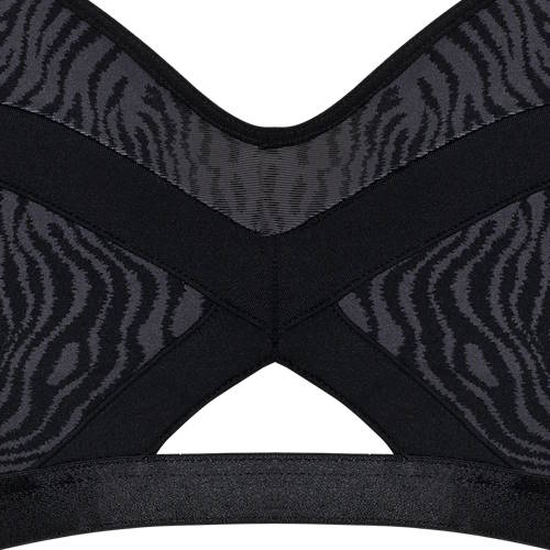 Marlies Dekkers Wing Power schwarz/grau nicht geformter bh Marlies Dekkers Wing Power schwarz/grau nicht geformter bh