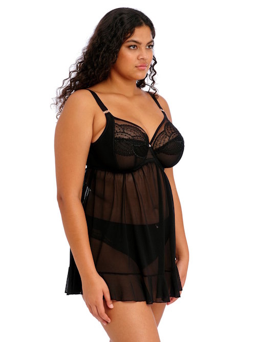 Elomi Priya schwarz slipdress Elomi Priya schwarz slipdress