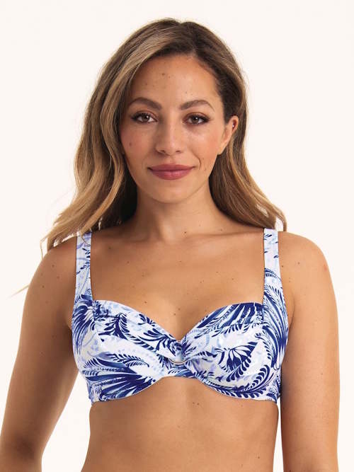 Anita Bademode Hermine weiß/blau unwattierter bikini bh Anita Bademode Hermine weiß/blau unwattierter bikini bh