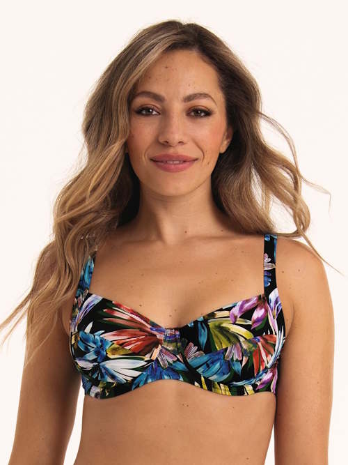 Anita Bademode Sibel schwarz/print unwattierter bikini bh Anita Bademode Sibel schwarz/print unwattierter bikini bh