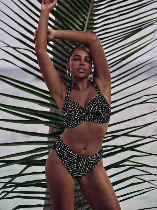 Rosa Faia Bademode Luna schwarz unwattierter bikini bh Rosa Faia Bademode Luna schwarz unwattierter bikini bh