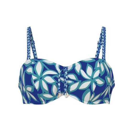 Rosa Faia Bademode Ella blau unwattierter bikini bh Rosa Faia Bademode Ella blau unwattierter bikini bh