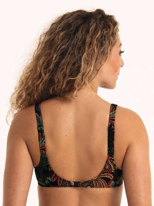 Rosa Faia Bademode Sibel schwarz/print unwattierter bikini bh Rosa Faia Bademode Sibel schwarz/print unwattierter bikini bh