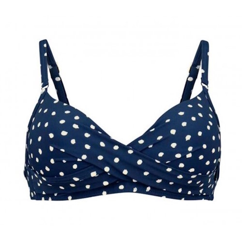 Rosa Faia Bademode Maja navy-blau/weiß gemoldefer bikini bh Rosa Faia Bademode Maja navy-blau/weiß gemoldefer bikini bh