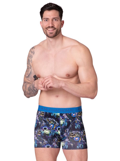 Muchachomalo Fruitnoevil mehrfarbig/print baumwoll-boxershort Muchachomalo Fruitnoevil mehrfarbig/print baumwoll-boxershort