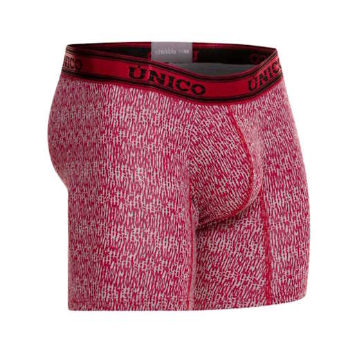 Mundo Unico Tallo rot/print baumwoll-boxershort Mundo Unico Tallo rot/print baumwoll-boxershort