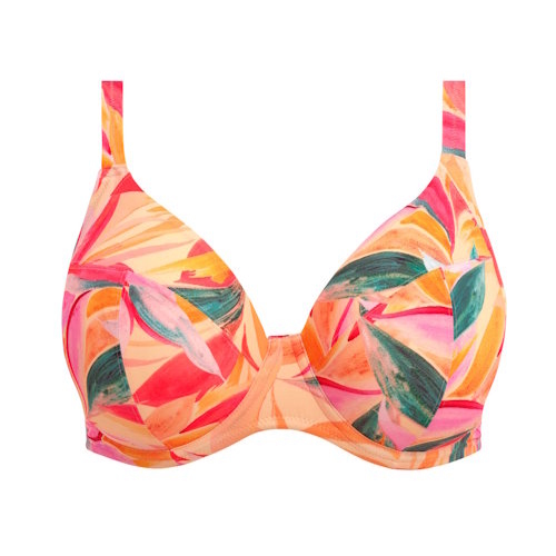 Elomi Schwimmen Sancho Beach orange/pink unwattierter bikini bh Elomi Schwimmen Sancho Beach orange/pink unwattierter bikini bh