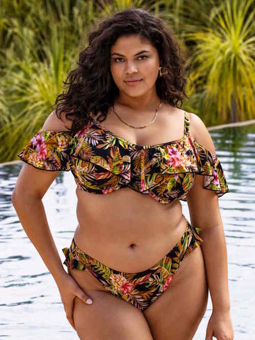 Elomi Schwimmen Tiger Valley schwarz bikini slip Elomi Schwimmen Tiger Valley schwarz bikini slip