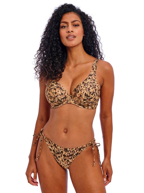 Freya Swim Arizona Wave braun/print bikini slip Freya Swim Arizona Wave braun/print bikini slip