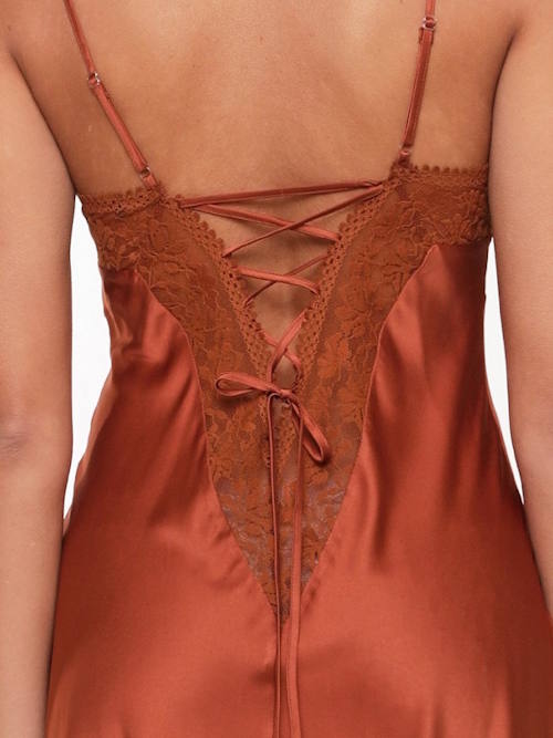 LingaDore Nacht Ginger Bread cinnamon slipdress LingaDore Nacht Ginger Bread cinnamon slipdress