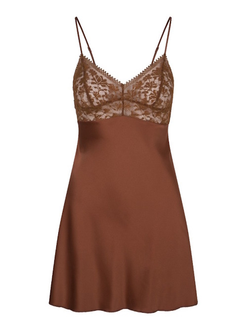 LingaDore Nacht Ginger Bread cinnamon slipdress LingaDore Nacht Ginger Bread cinnamon slipdress