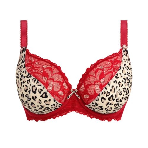 Freya Cherish Me rot/weiß nicht geformter bh Freya Cherish Me rot/weiß nicht geformter bh